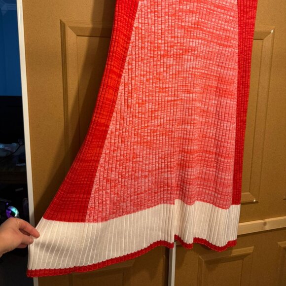 ME+EM Colourblock Knit Pleated Maxi Skirt | Wool Cashmere Blend | Size S - Picture 6 of 9